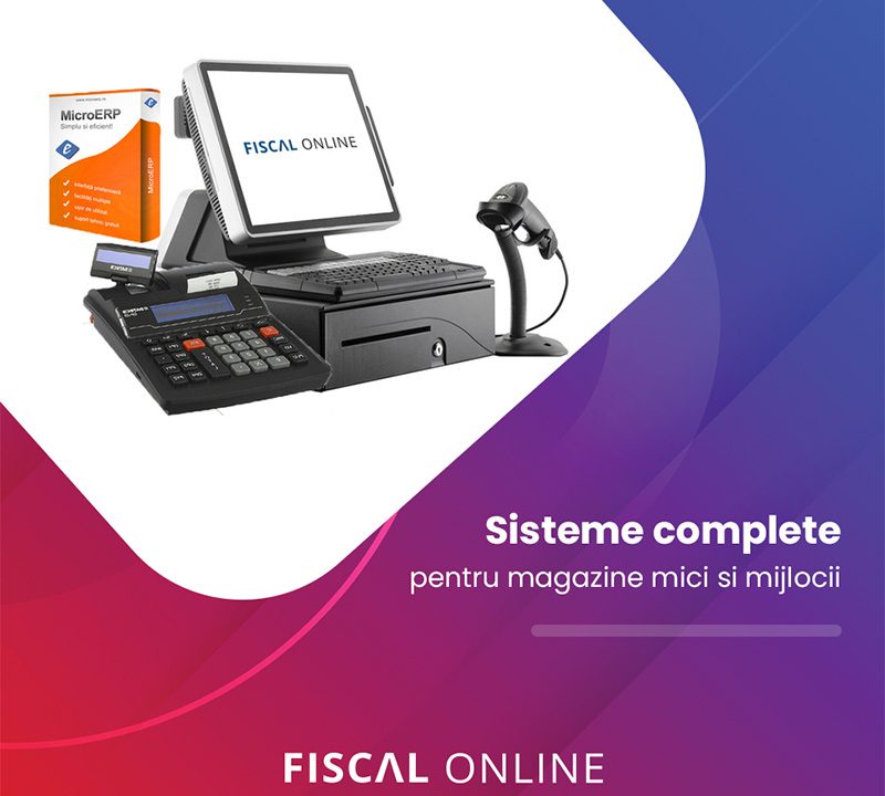 Sisteme Complete pentru magazine mici si mijlocii minim service aparatura fiscala fiscal online