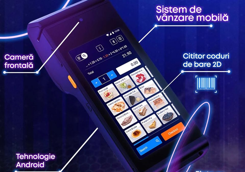 Datecs BlueCash-50 - Casa de marcat cu POS bancar fiscal integrat